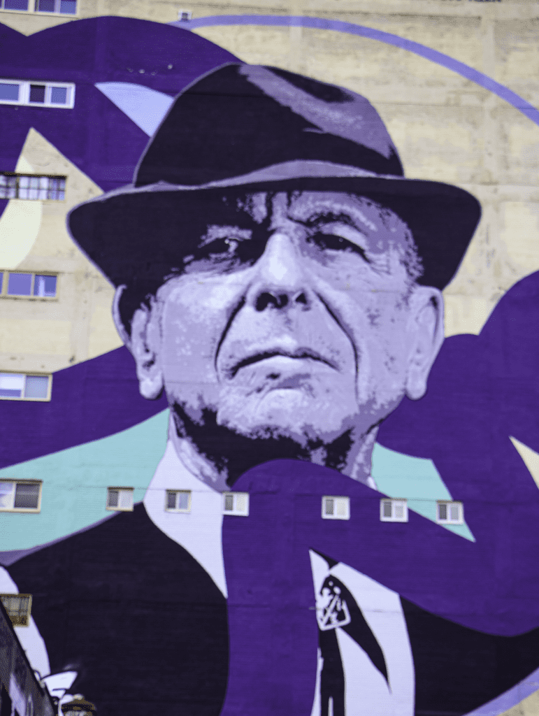 Leonard Cohen mural