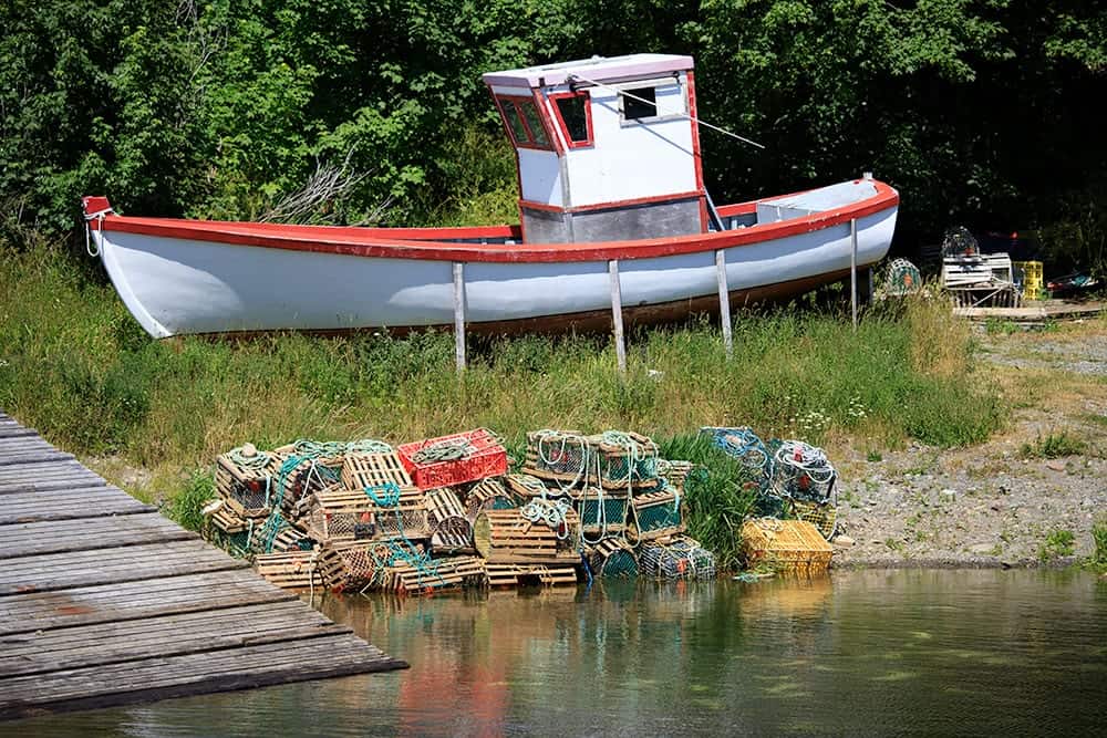 Fishing trawler in Quidi Vidi