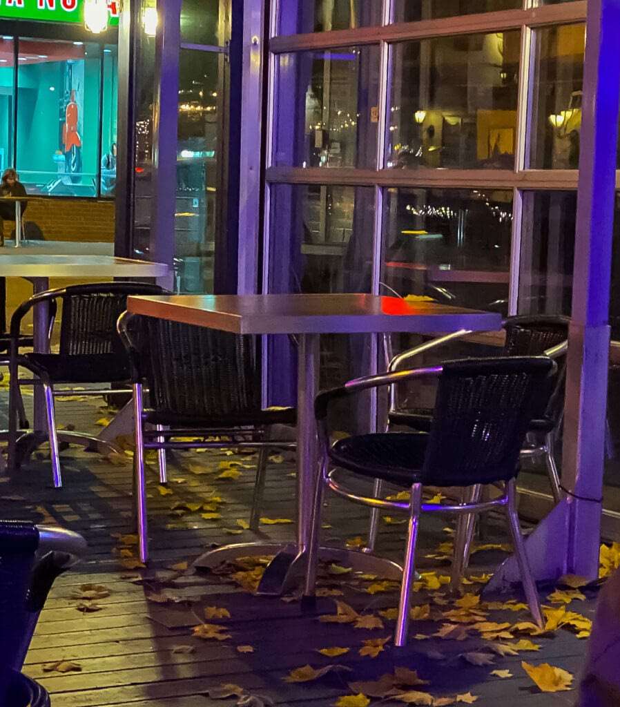 patio, autumn, fall in Toronto, cafeTO