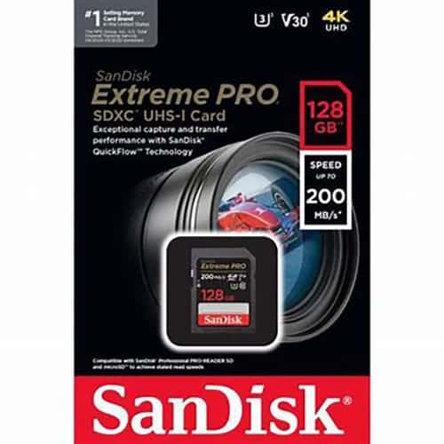 memory cards, camera memory cards, SanDisk, 128GB
