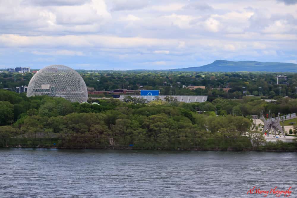 vista from la Roue, Jean Drapeau Island, Montreal