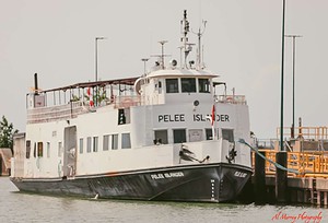 Pelee Islander I docked in Leamington for the winter.