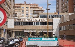 The Catalonia Rigoletto Hotel in mid Barcelona close FC Barcelona Stadium and Club Real de Tenis