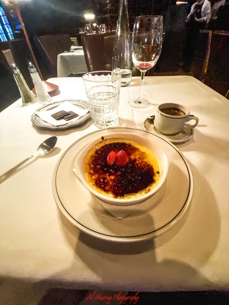 The dessert at Gibby's Steakhouse was tasty and a great topper to a great meal