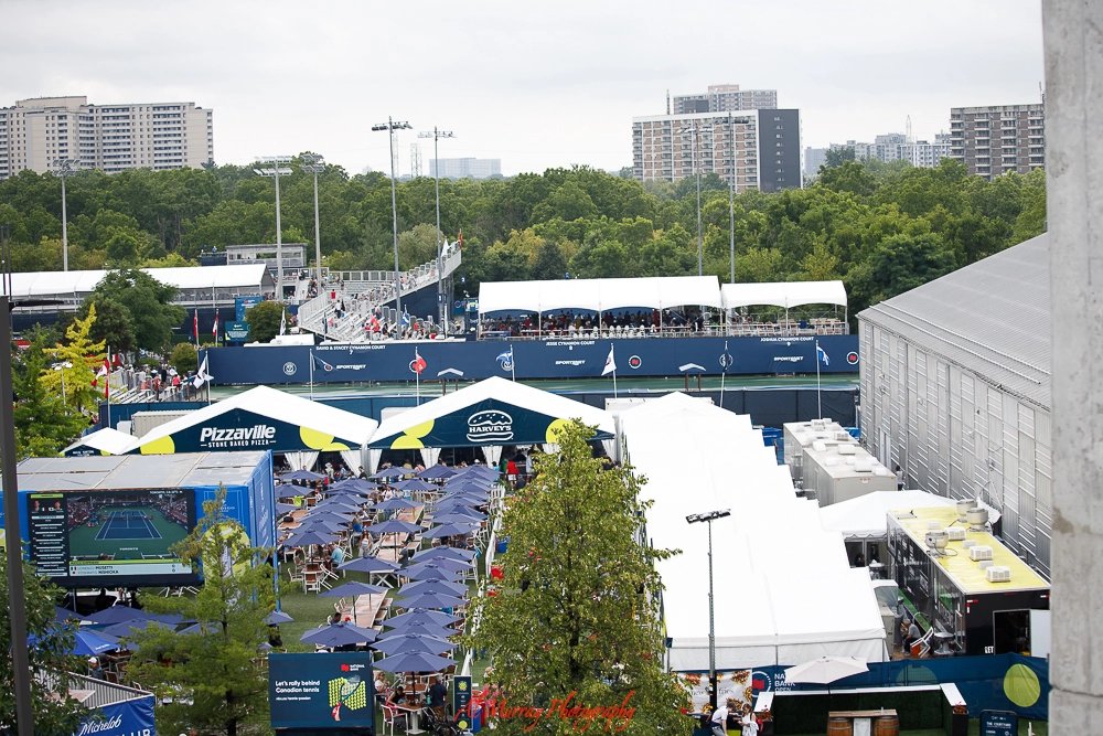 National Bank Open Grounds as viewed from Sobey's Stadium at York University in Toronto