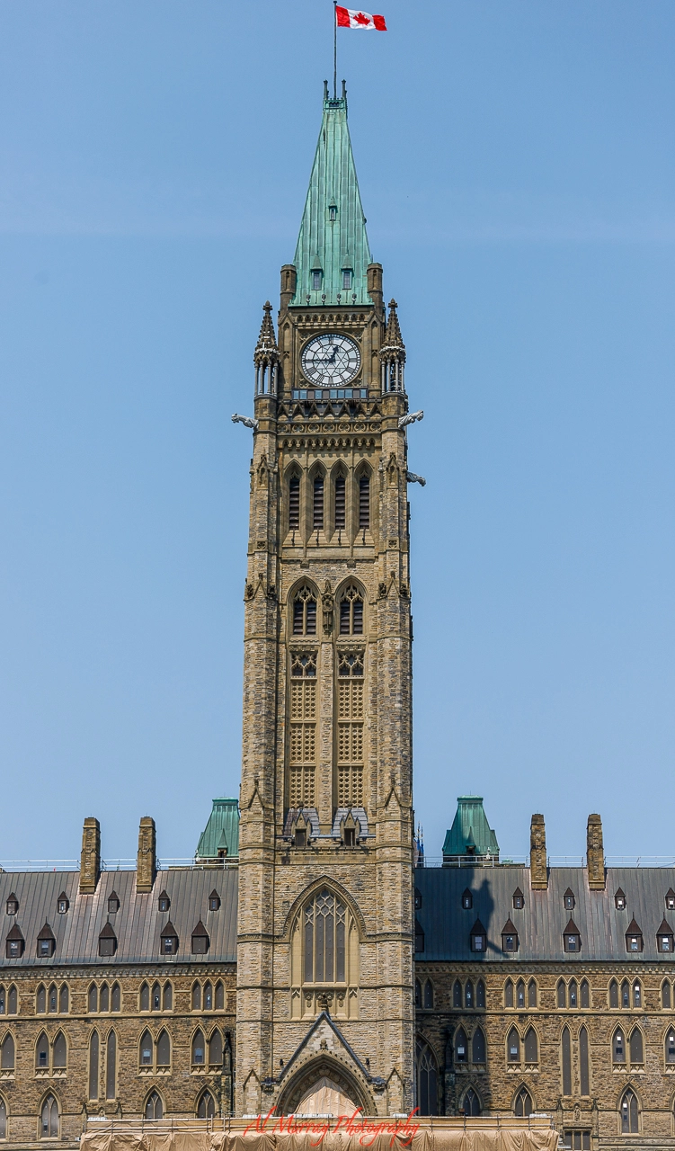 Parliament Buildings the centre of Ottawa downtown