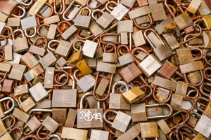 Lock up your love on the wall of locks in the Distillery District Toronto
