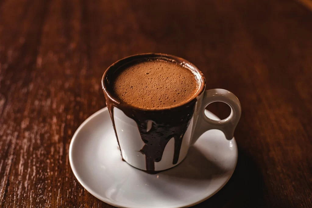 Hot cocoa on a cold winter's day; after skating, skiing, or just walking about.