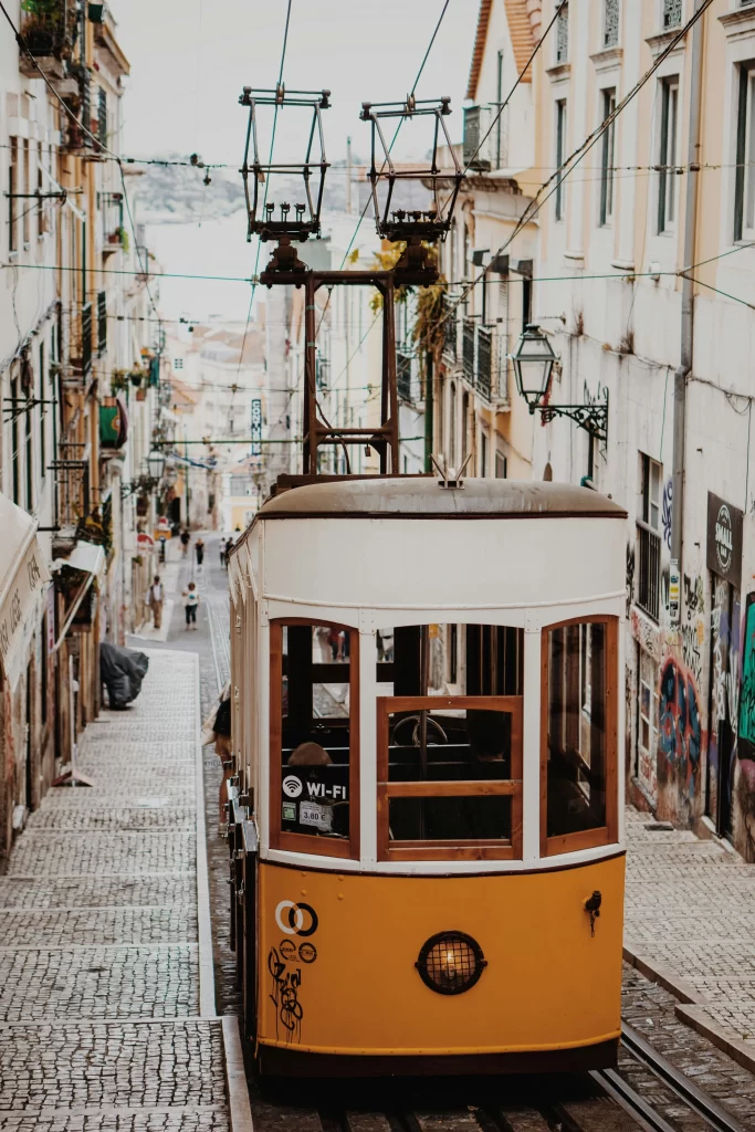 Lisbon, Portugal is a great winter destination with mild winters and walkable city streets plus great public transportation.