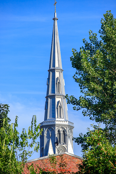 Montreal churches and cathedrals can be a day tour on their own. Spires are viewed throughout the city.